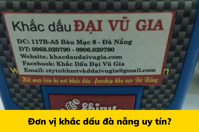 Đơn vị khắc dấu Đà Nẵng