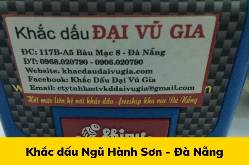 Khắc dấu ngũ hành sơn