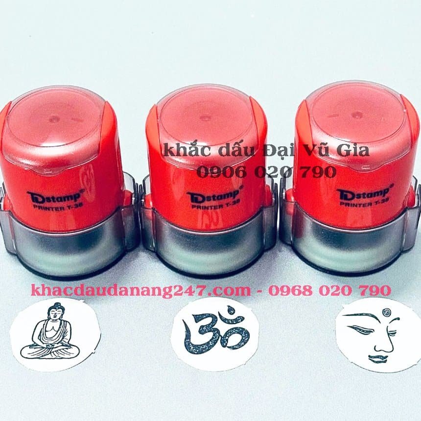 Khắc dấu tròn chất lượng, hình ảnh sắc nét.
