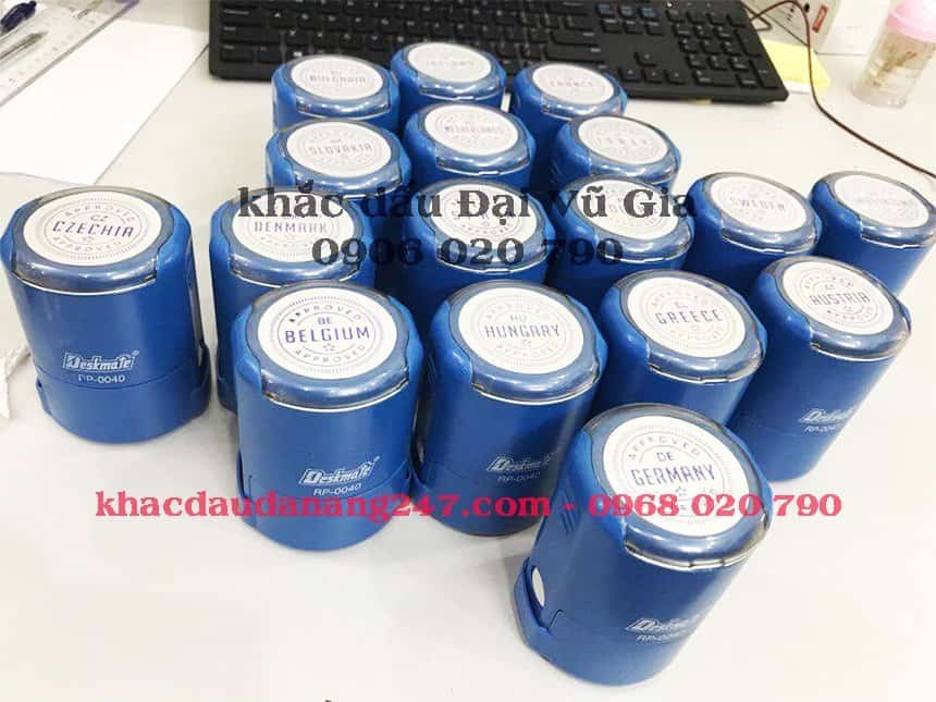 Khắc dấu tròn mẫu đẹp.