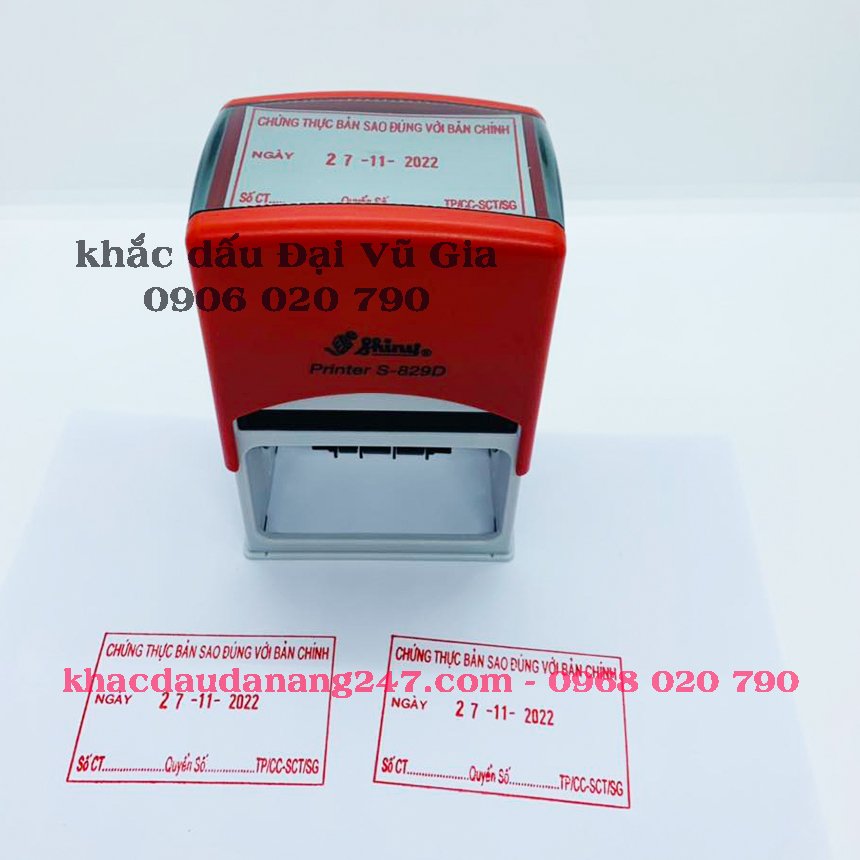 Khắc dấu bản vẽ tại Đà Nẵng