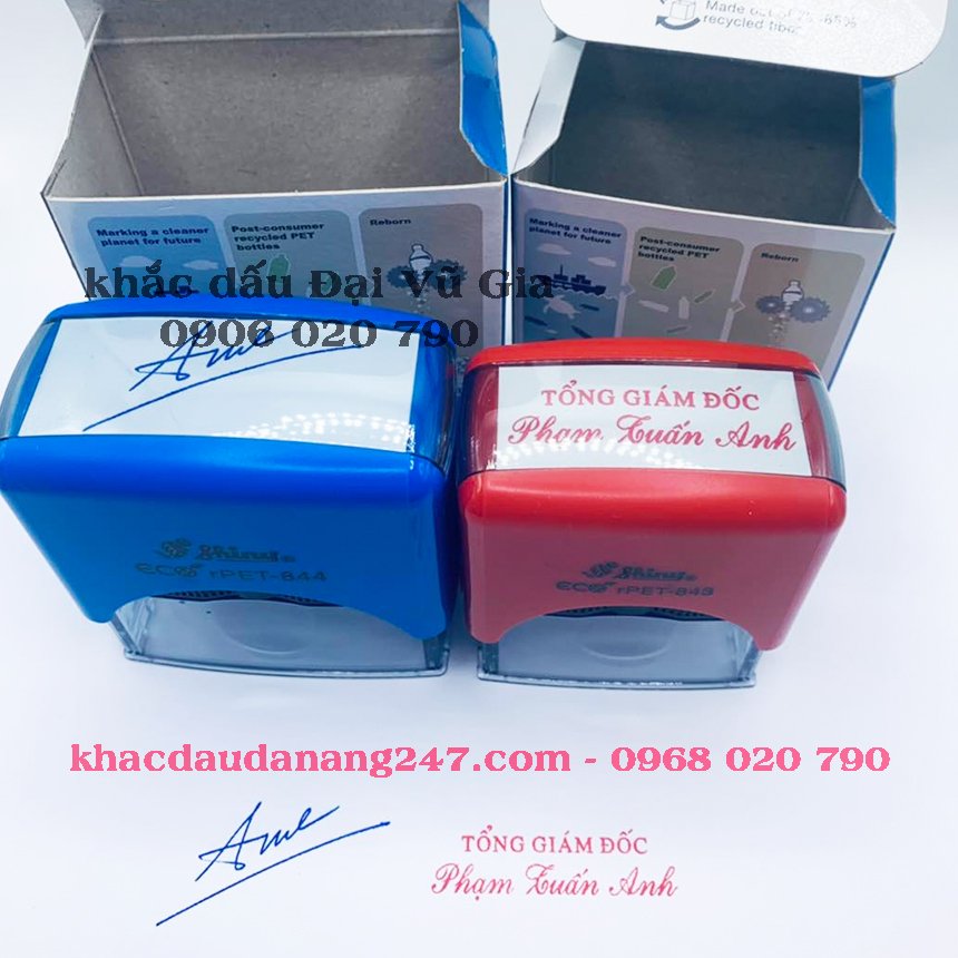 Khắc dấu chữ ký theo mẫu tại Đà Nẵng