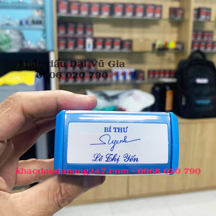 Khắc dấu chữ ký theo mẫu tại Đà Nẵng