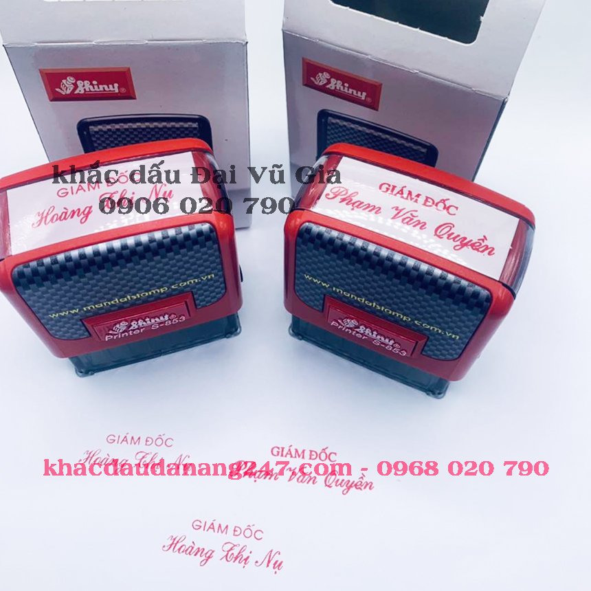 Khắc dấu chức danh mẫu đẹp tại Đà Nẵng