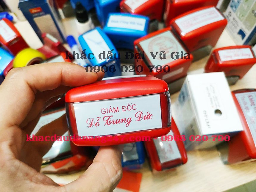 Khắc dấu chức danh nhanh tại Đà Nẵng