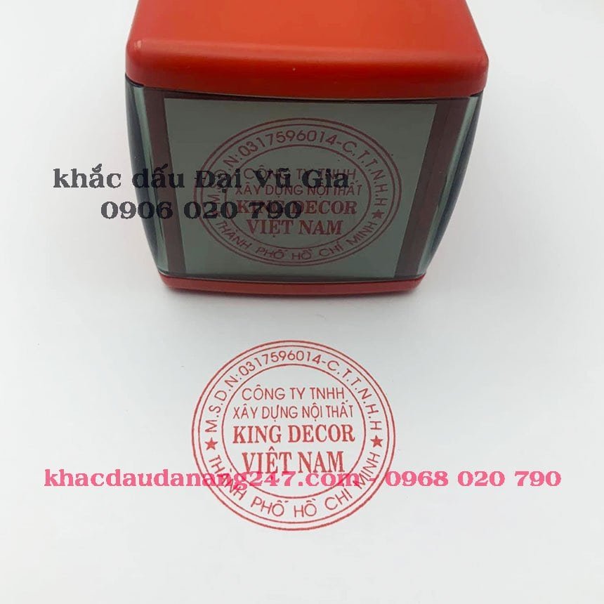 Khắc dấu công ty tại Đà Nẵng