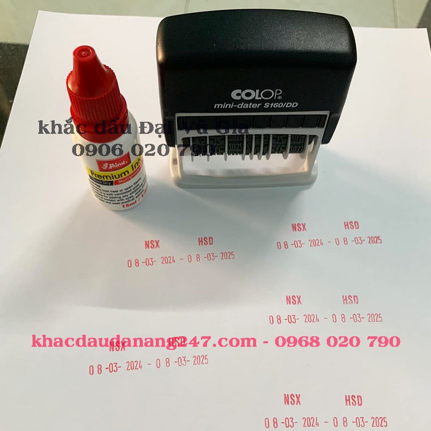 Khắc dấu dãy số tại Đà Nẵng
