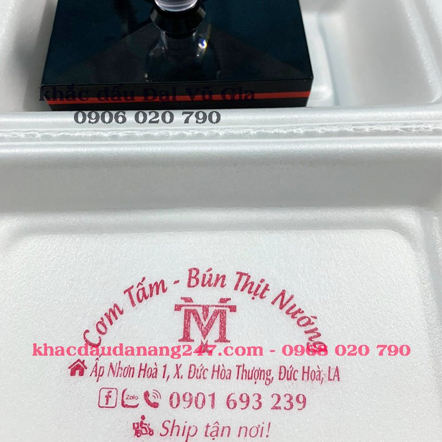 Khắc dấu logo cửa hàng tại Đà Nẵng
