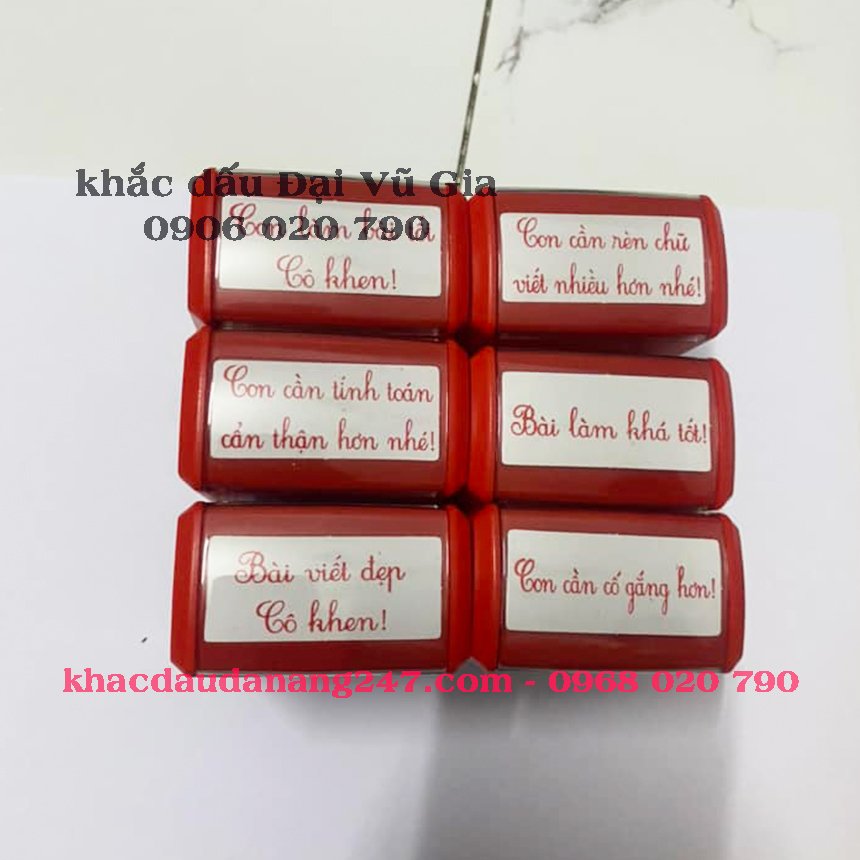 Khắc dấu mầm non tại Đà Nẵng