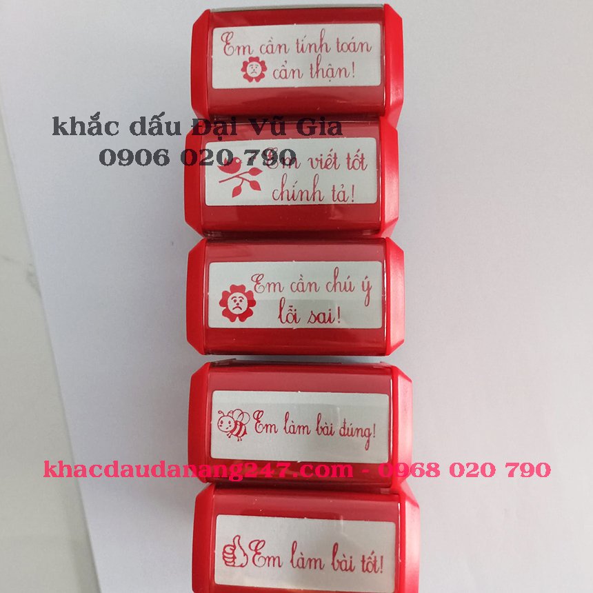Khắc dấu mầm non tại Đà Nẵng