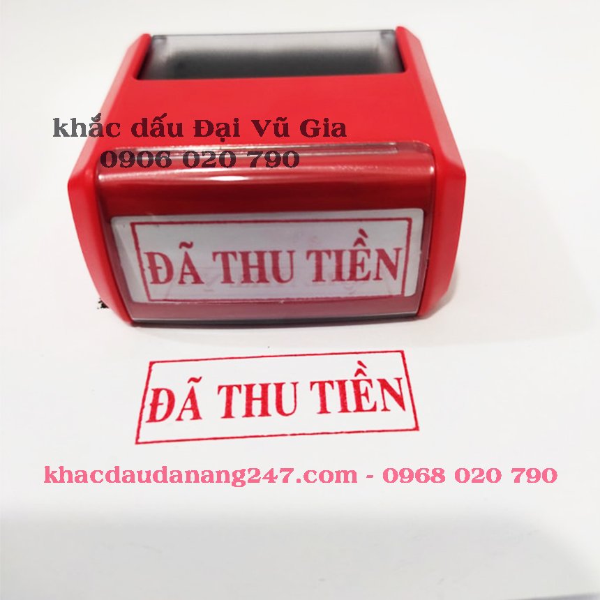 Khắc dấu mẫu chữ nhật tại Đà Nẵng