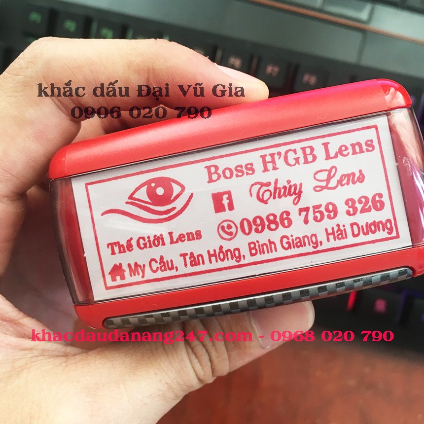 Khắc dấu mẫu chữ nhật tại Đà Nẵng