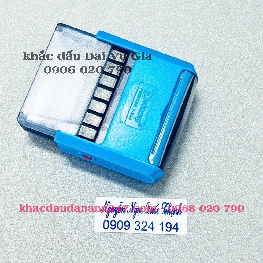 Khắc dấu mẫu chữ nhật tại Đà Nẵng