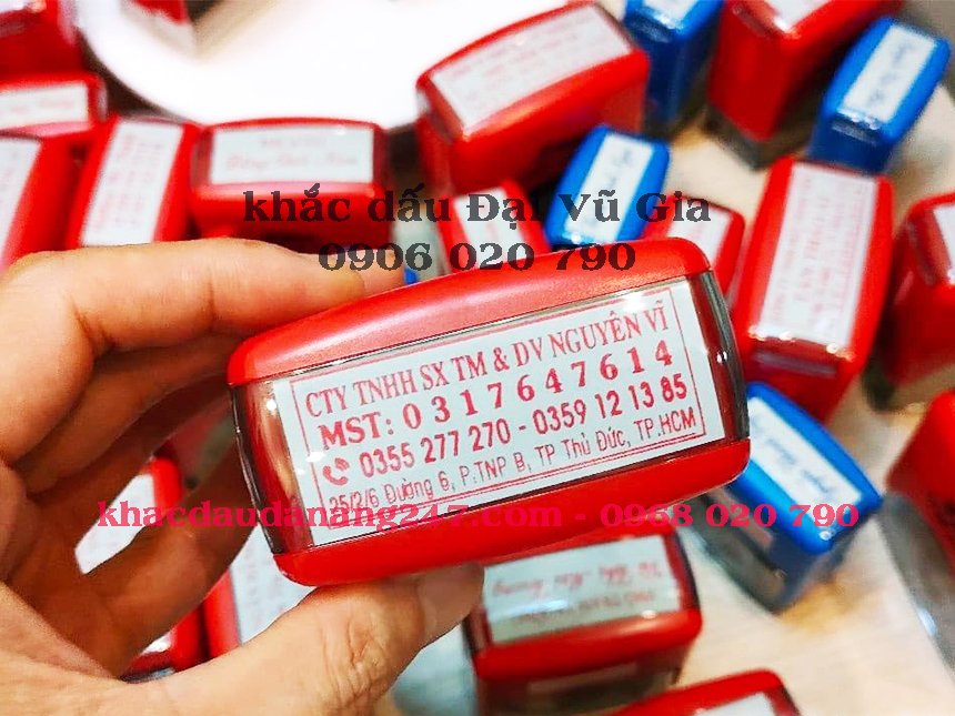 Khắc dấu tại phường Quảng Phú Đà Nẵng