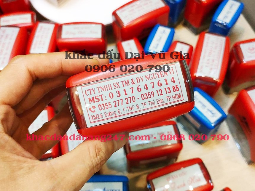Khắc dấu tại phường Tam Kỳ Đà Nẵng