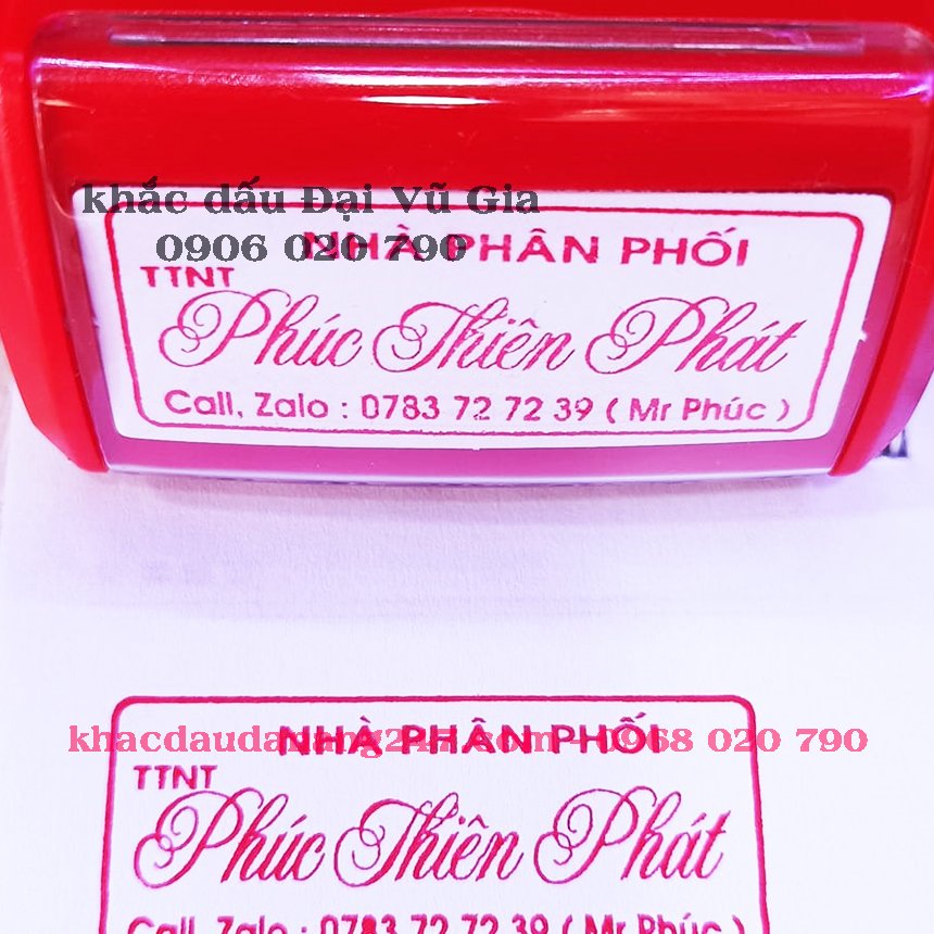 Khắc dấu số điện thoại tại Đà Nẵng