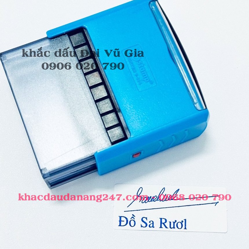 Khắc dấu tên chữ ký tại Đà Nẵng