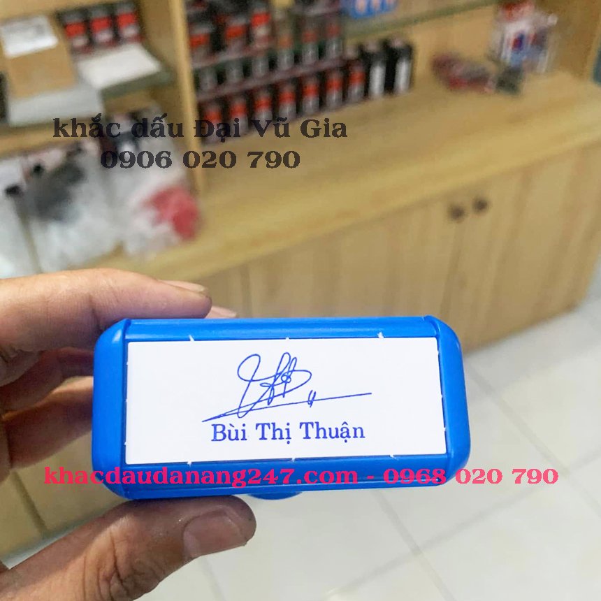 Khắc dấu tên chữ ký tại Đà Nẵng
