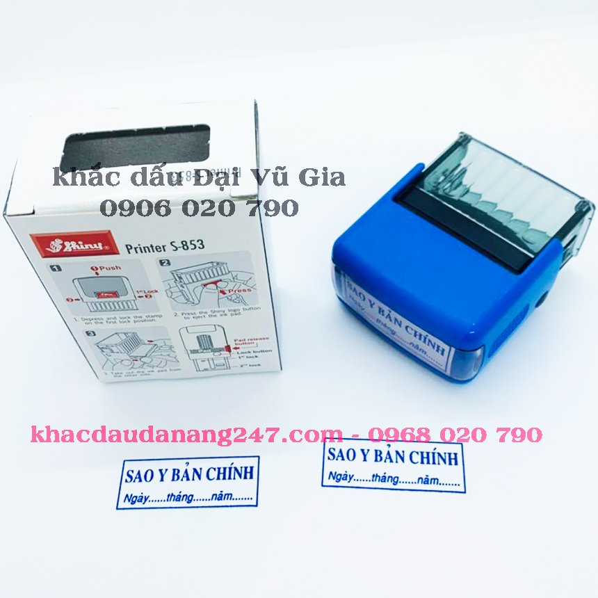 Khắc dấu theo mẫu Đà Nẵng