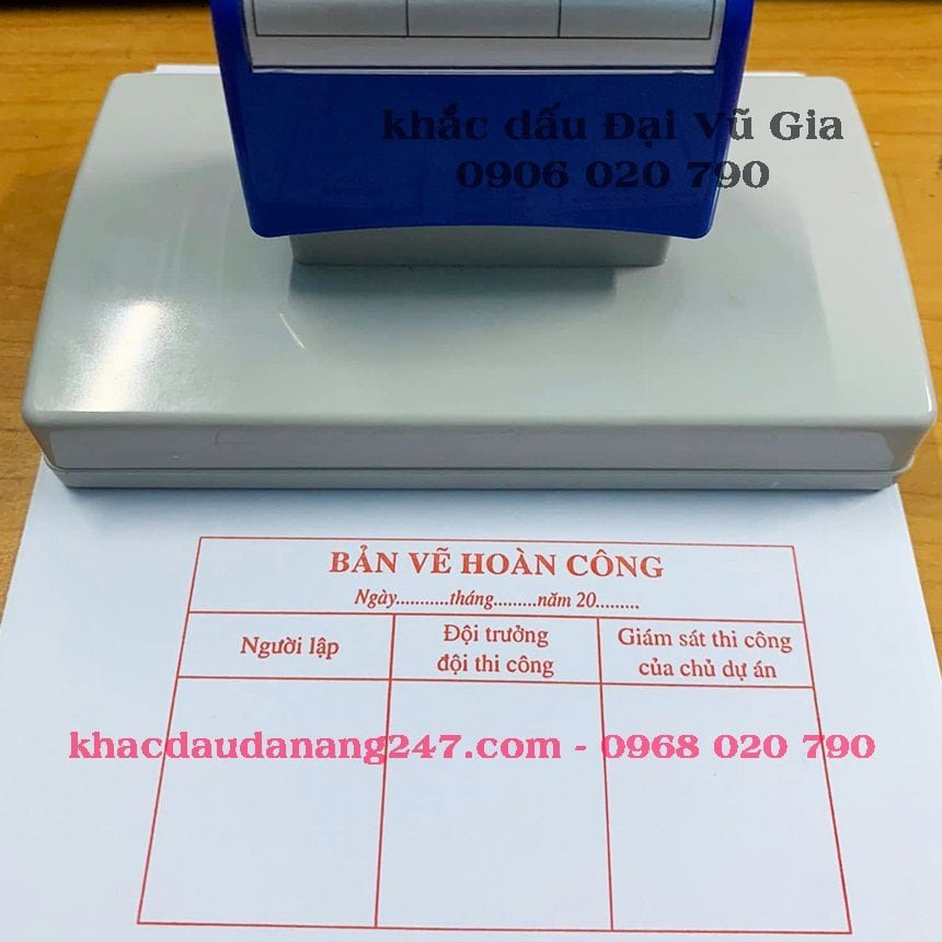 Khắc dấu bản vẽ phường Tam Kỳ
