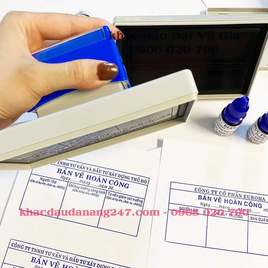 Khắc dấu bản vẽ phường Tam Kỳ