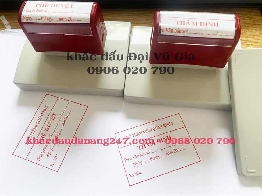 Khắc dấu bản vẽ phường Tam Kỳ
