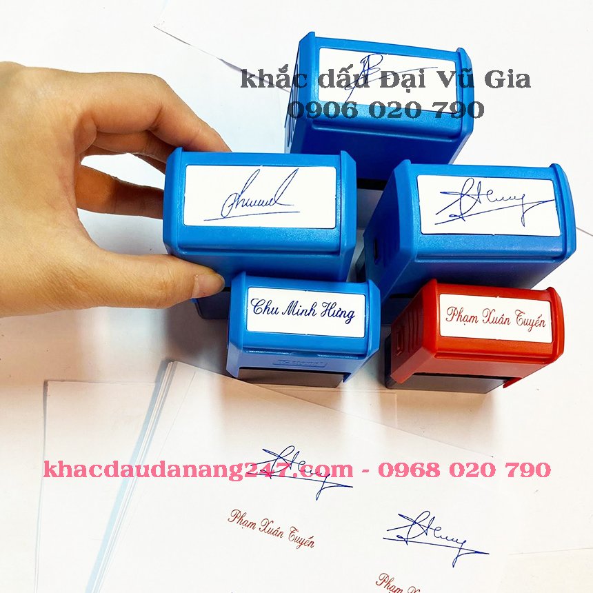 Khắc dấu chữ ký phường Hòa Xuân
