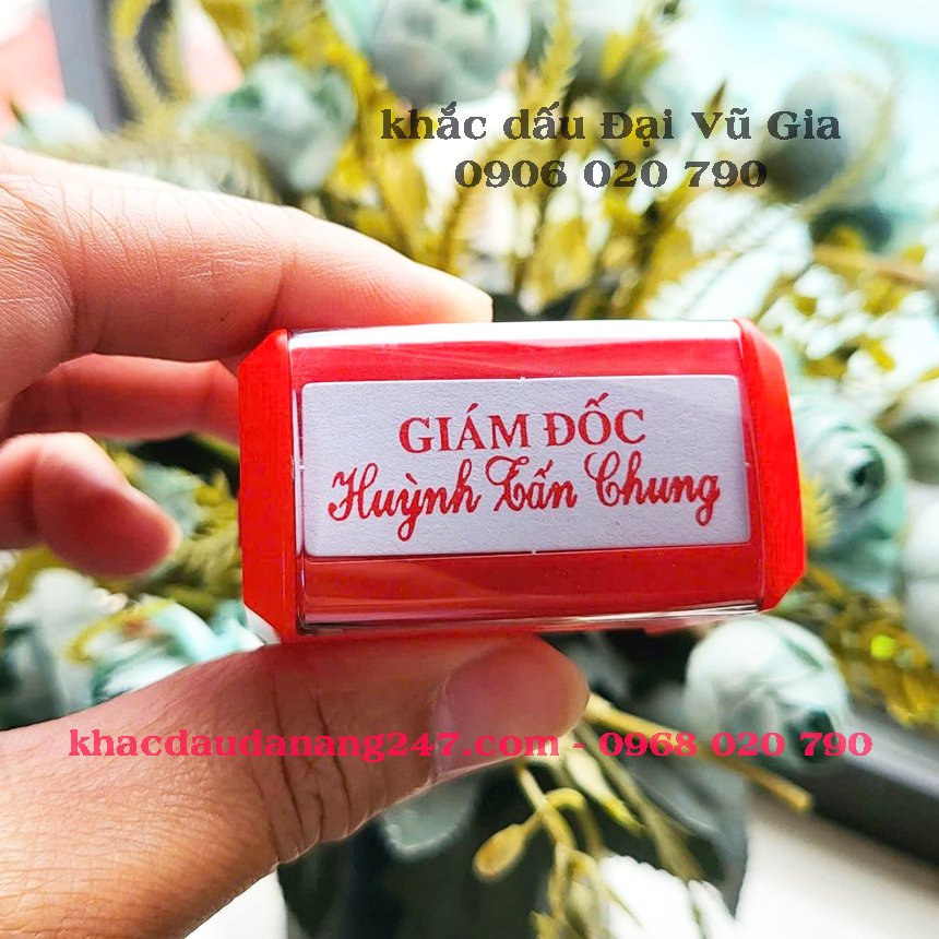 Khắc dấu chức danh phường An Thắng