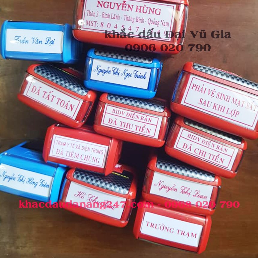Khắc dấu chức danh phường Cẩm Lệ