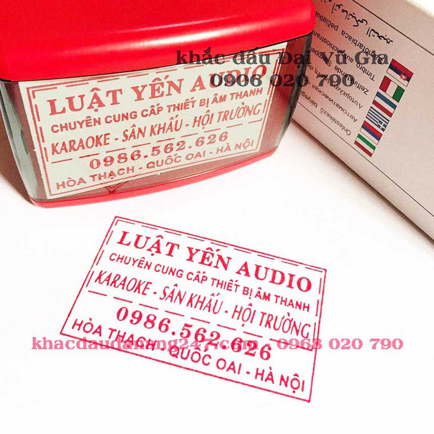 Khắc dấu địa chỉ phường Điện Bàn