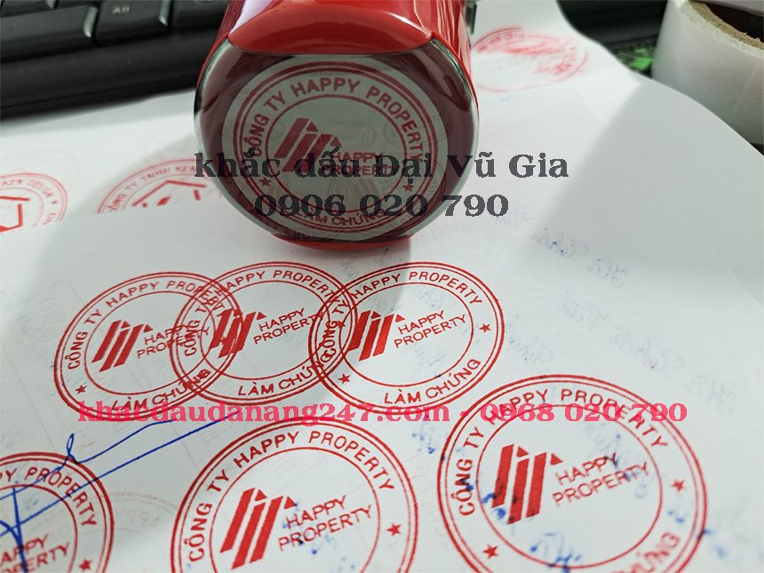 Khắc dấu logo phường Quảng Phú