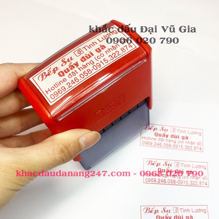Khắc dấu nhanh phường Hải Châu