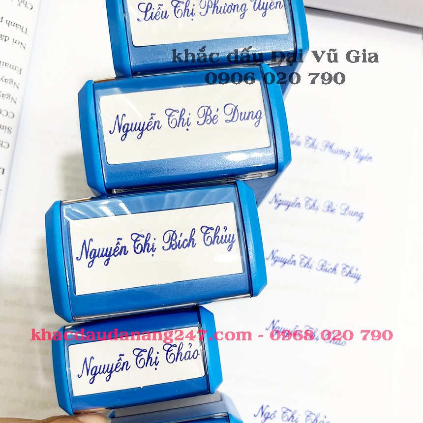 Khắc dấu tên phường Điện Bàn