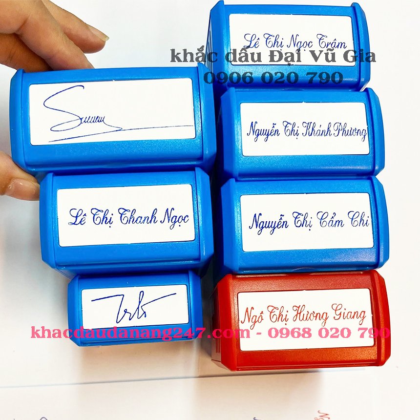 Khắc dấu tên phường Điện Bàn