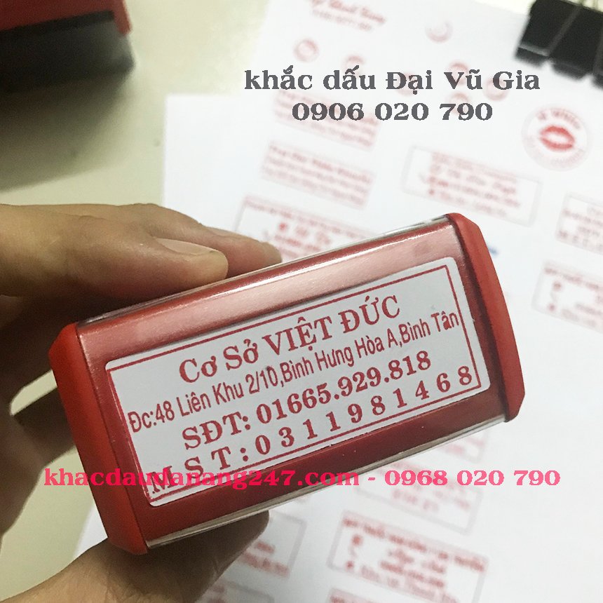 Khắc dấu theo yêu cầu phường An Khê