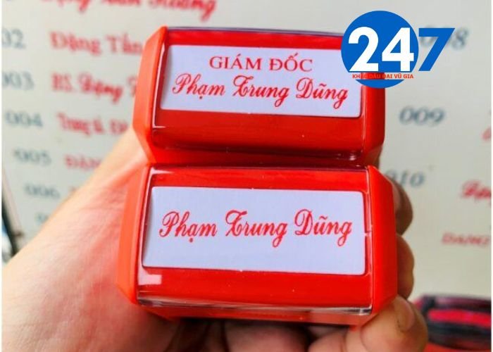 Dịch vụ làm con dấu nhanh Đà Nẵng