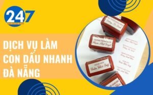 Dịch vụ làm con dấu nhanh Đà Nẵng