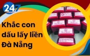 Khắc con dấu lấy liền Đà Nẵng