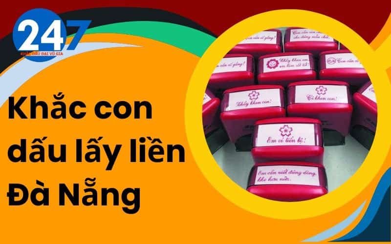 Khắc con dấu lấy liền Đà Nẵng