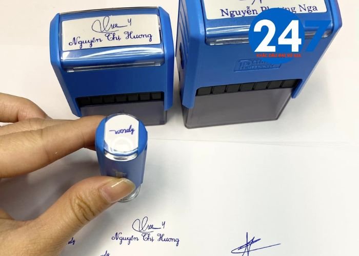 Khắc dấu chữ ký Liên Chiểu