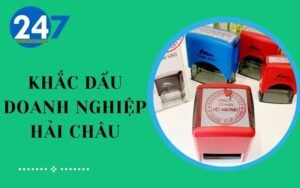 Khắc dấu doanh nghiệp Hải Châu