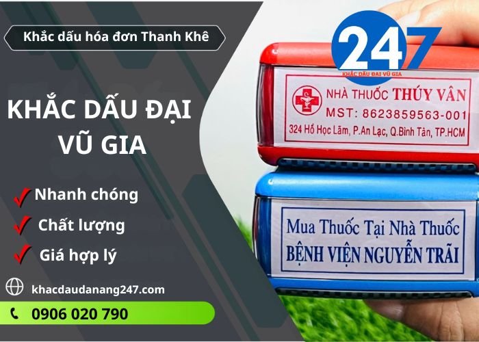Khắc dấu hóa đơn Thanh Khê