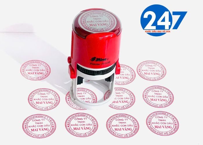 Làm con dấu tròn giá rẻ Đà Nẵng