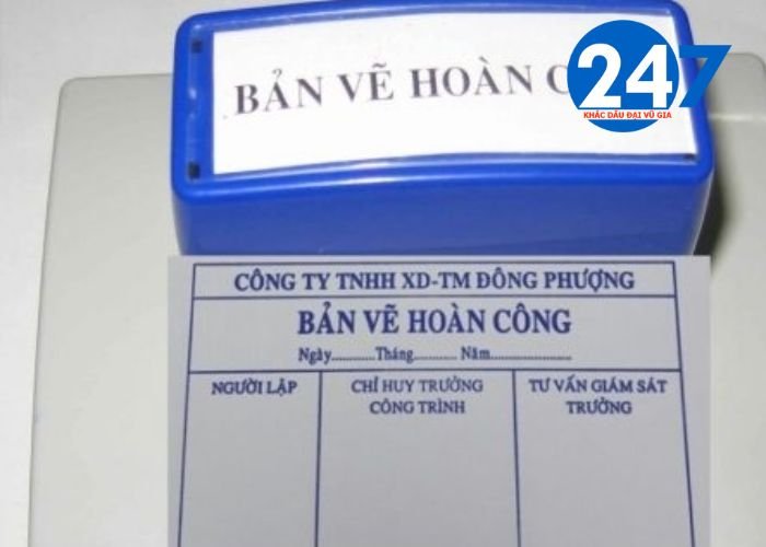 Khắc dấu dấu hoàn công Đà Nẵng