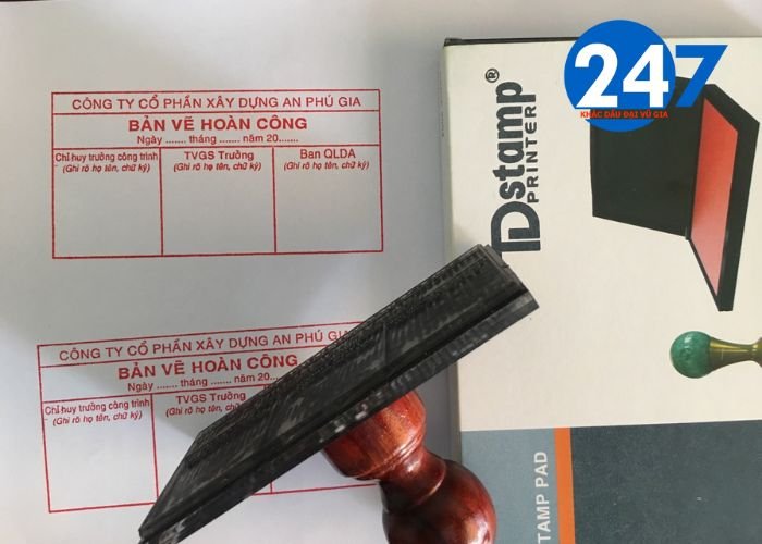 Khắc dấu dấu hoàn công Đà Nẵng