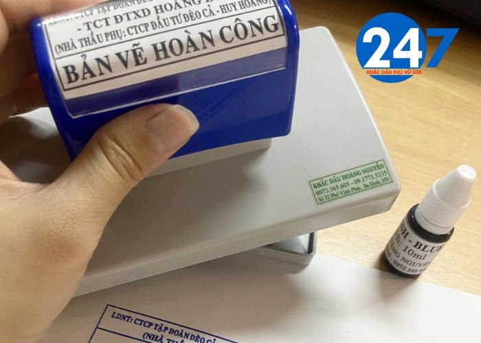 Khắc dấu dấu hoàn công Đà Nẵng