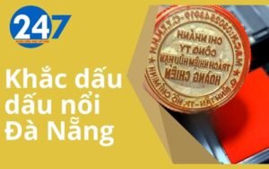 Khắc dấu dấu nổi Đà Nẵng