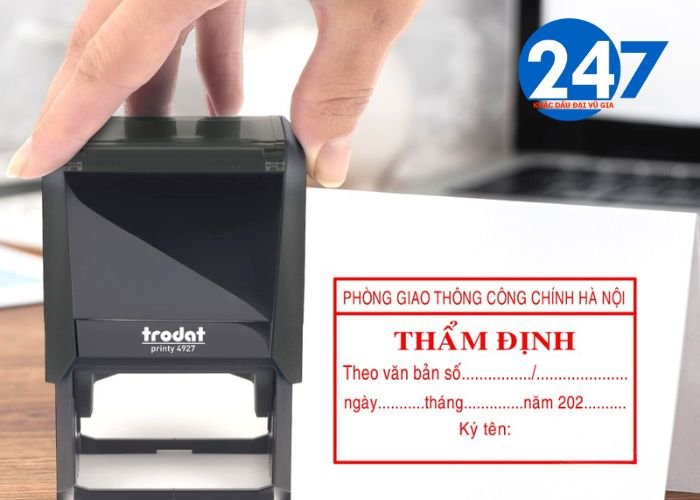 Khắc dấu dấu thẩm định Đà Nẵng