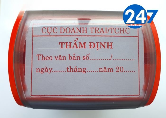Khắc dấu dấu thẩm định Đà Nẵng