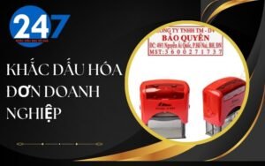 Khắc dấu hóa đơn doanh nghiệp
